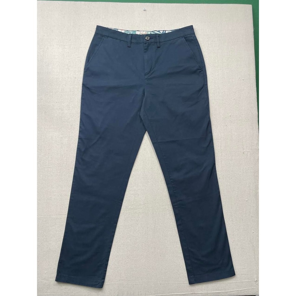 Chubbies Stretch Chino‎ Pants Navy Men's 32x31 Casual Straight Fit Cotton Blend